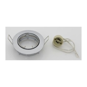 FARETTO INCASSO ORIENTAB P/LED GU10 CROMO