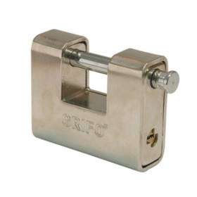 LUCCHETTO ACCIAIO CORAZZATO GRIFO 90 MM DOM