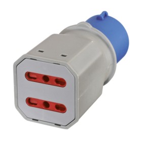 ADATTATORE INDUSTRIALE 16A 220V 2PR BIP IP44 FIG. 7