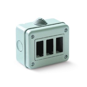 CASSETTA TONDO DA PARETE P/INTERNO 3P IP40
