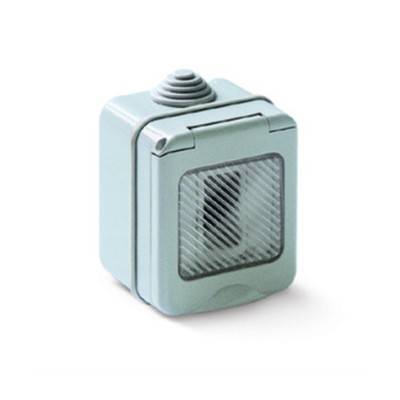 CASSETTA TONDO DA PARETE P/ESTERNO 1P IP55