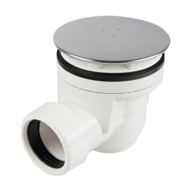 PILETTA SIFOIDE DOCCIA D 60 MM COPERCHIO INOX 90 MM