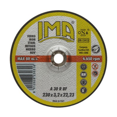 IMA DISCO P/FERRO D 230X3,2 MM