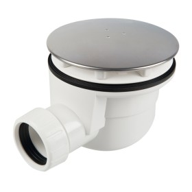 PILETTA SIFOIDE DOCCIA D 90 MM COPERCHIO INOX 120 MM