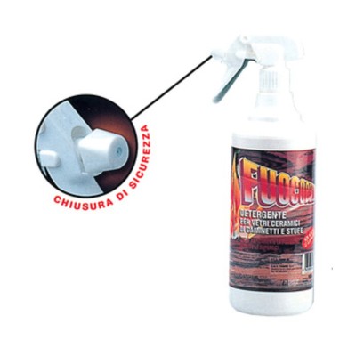 PULITORE PER VETRI STUFE E CAMINI FUOCOBELLO 750ML