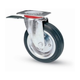 RUOTA INDUSTRIALE D 150 GOMMA 80BIS PIASTRA GIR FRE