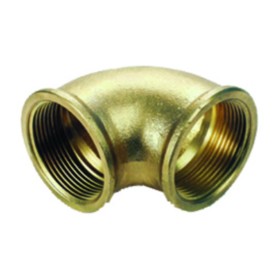 IDRAULICA - GOMITO FF 90 OTTONE GIALLO D 3/8