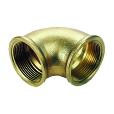 IDRAULICA - GOMITO FF 90 OTTONE GIALLO D 3/8