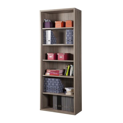 DISEGNO LIBRERIA 6 VANI 36X82XH217 CM ROVERE