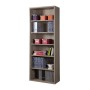 DISEGNO LIBRERIA 6 VANI 36X82XH217 CM ROVERE