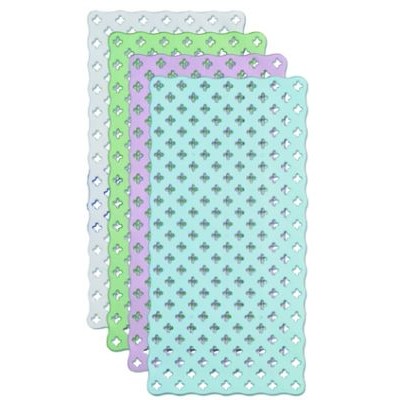 Tappeto vasca art.7830 azzurro Misura:cm.75,4X53