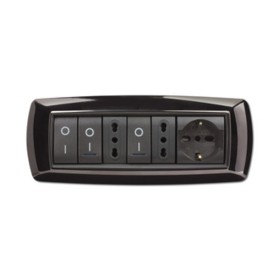 PLACCA LIFE LIVING PLAST NERO 7P