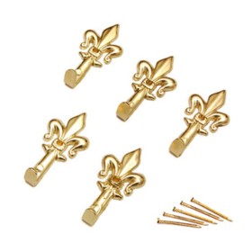 BL GANCIO P/QUADRO GIGLIO 47 MM ORO L N. 2 5 PZ*