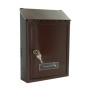 CASSETTA POSTALE GARDEN ACCIAIO MARRONE TX0080
