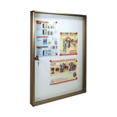 BACHECA FONDO MAGNETICO ALUBOX BC5 55X5X73 BR