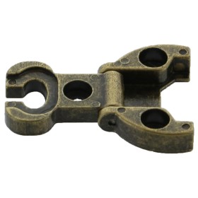 CERNIERA P/MOBILI A0054 BRONZO ANTIC 32X34 MM