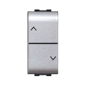 LIFE 4022 TEC DOPPIO PULSANTE P/TAPPAR ARGENTO