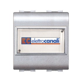 LIFE 4025 TEC PULSANTE C/PORTANOME ARGENTO SAT