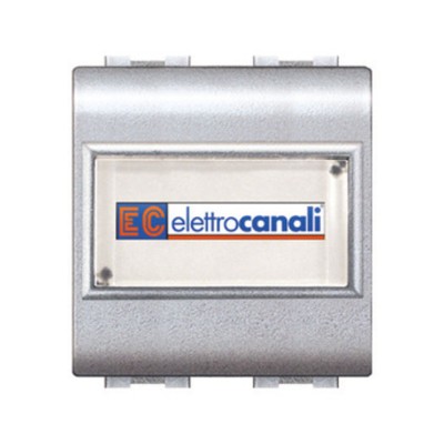 LIFE 4025 TEC PULSANTE C/PORTANOME ARGENTO SAT