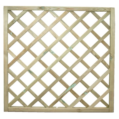 GRIGLIATO PINO IMPREGNATO 35 90XH 90 CM QUADRO