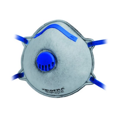 MASCHERINA PROTEZIONE COFRA FFP2 C/VALV CARB M010-K023