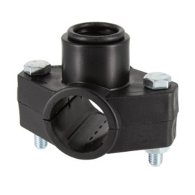 RACCORDO NYLON PRESA A STAFFA D 20 MM X 1/2 F*