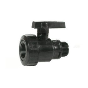 RACCORDO NYLON VALVOLA A SFERA MF 3/4*