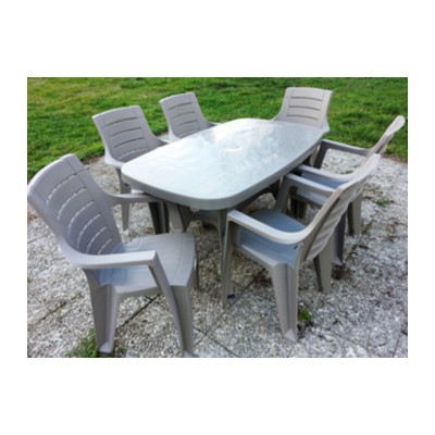 TAVOLO RESINA CLEOPATRA C/INCROCIO 136X82 CM TORT