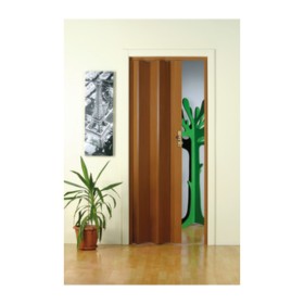 PORTA A SOFFIETTO MAYA 83X214 CM LEGNO SCURO