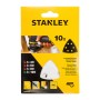 PIRANHA STANLEY STA32348 (X32348) 10 FOGLI ABRASIVI MISTI XMT300