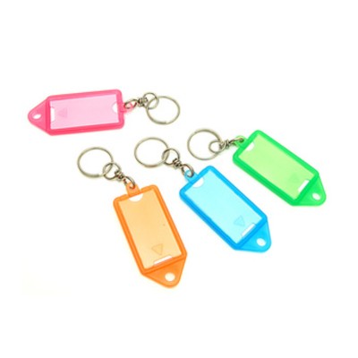 SC PORTAETICHETTA C/FINESTRA PLASTICA 65X30 6 PZ