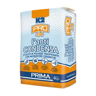 STUCCO ANTICONDENSA IN POLVERE K2 DA 4 KG