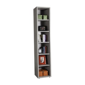 PRATICO LIBRERIA 35,7X44XH217 CM CEMENTO
