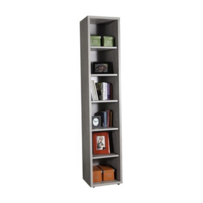 PRATICO LIBRERIA 35,7X44XH217 CM CEMENTO