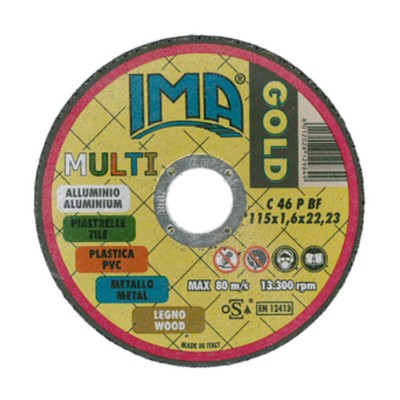 IMA DISCO UNIVERSALE GOLD PIANO D 115X1,6 MM