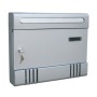 CASSETTA POSTALE CONDOMINIO 36,6X6,5X29 CM SILVER
