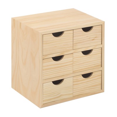 CASSETTIERA MINI 6 CASSETTI 28X20XH28 CM