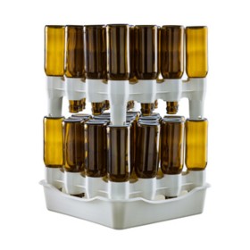 SCOLABOTTIGLIE A 2 MODULI E BACINELLA PER 32 BOTT