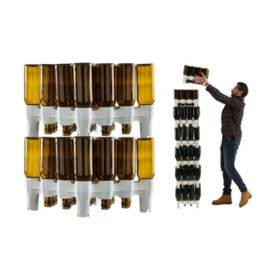 SCOLABOTTIGLIE A 2 MODULI 32 BOTTIGLIE