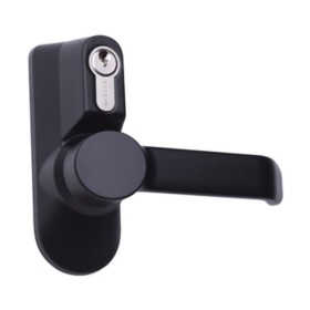 CISA 07078.38 MANIGLIA C/CILINDRO NERO