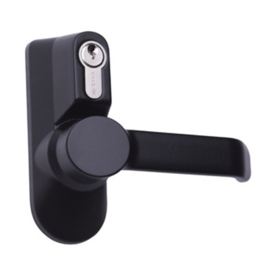 CISA 07078.38 MANIGLIA C/CILINDRO NERO