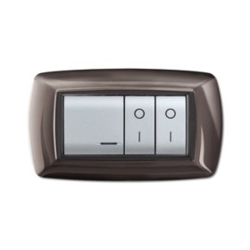 PLACCA LIFE LIVING PLAST ALLUMINIO NOTTE 4P