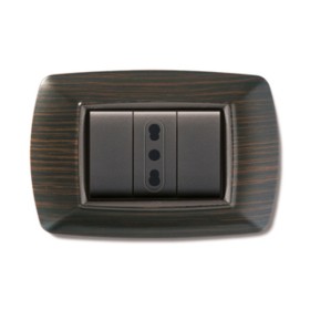 PLACCA LIFE LIVING PLAST WENGE 4P