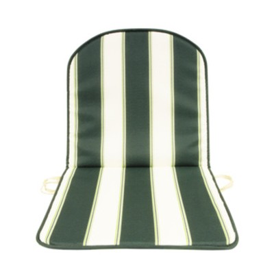 CUSCINO SCHIENALE BASSO DOUBLE RIGATO VERDE