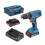 BOSCH-B 18VP TRAPANO GSB18V-21 2 BATTERIE 2AH