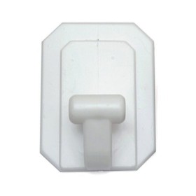 BL GANCIO ADESIVO GIGANTE PLAST BIANCO 2 PZ
