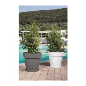 SOTTOVASO D 35 CM P/VASO GEMMA D 50 CM BIANCO