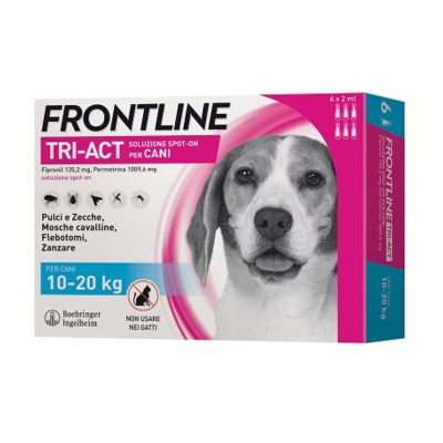 FRONTLINE TRI-ACT 10-20 KG 6 PIPETTE OFF. SPECIALE