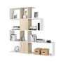 KIT LIBRERIA ZIG ZAG 145X28X145 BIANCO CANADIAN