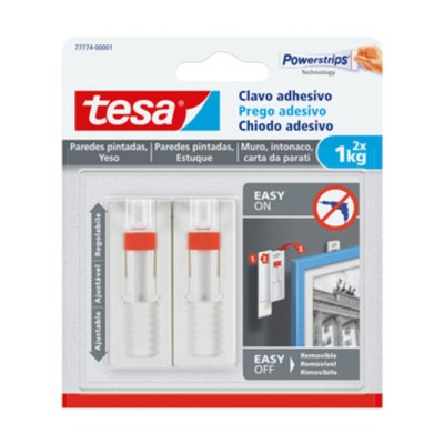 GANCIO ADESIVO TESA POWERSTRIPS QUADRO REG 2 PZ